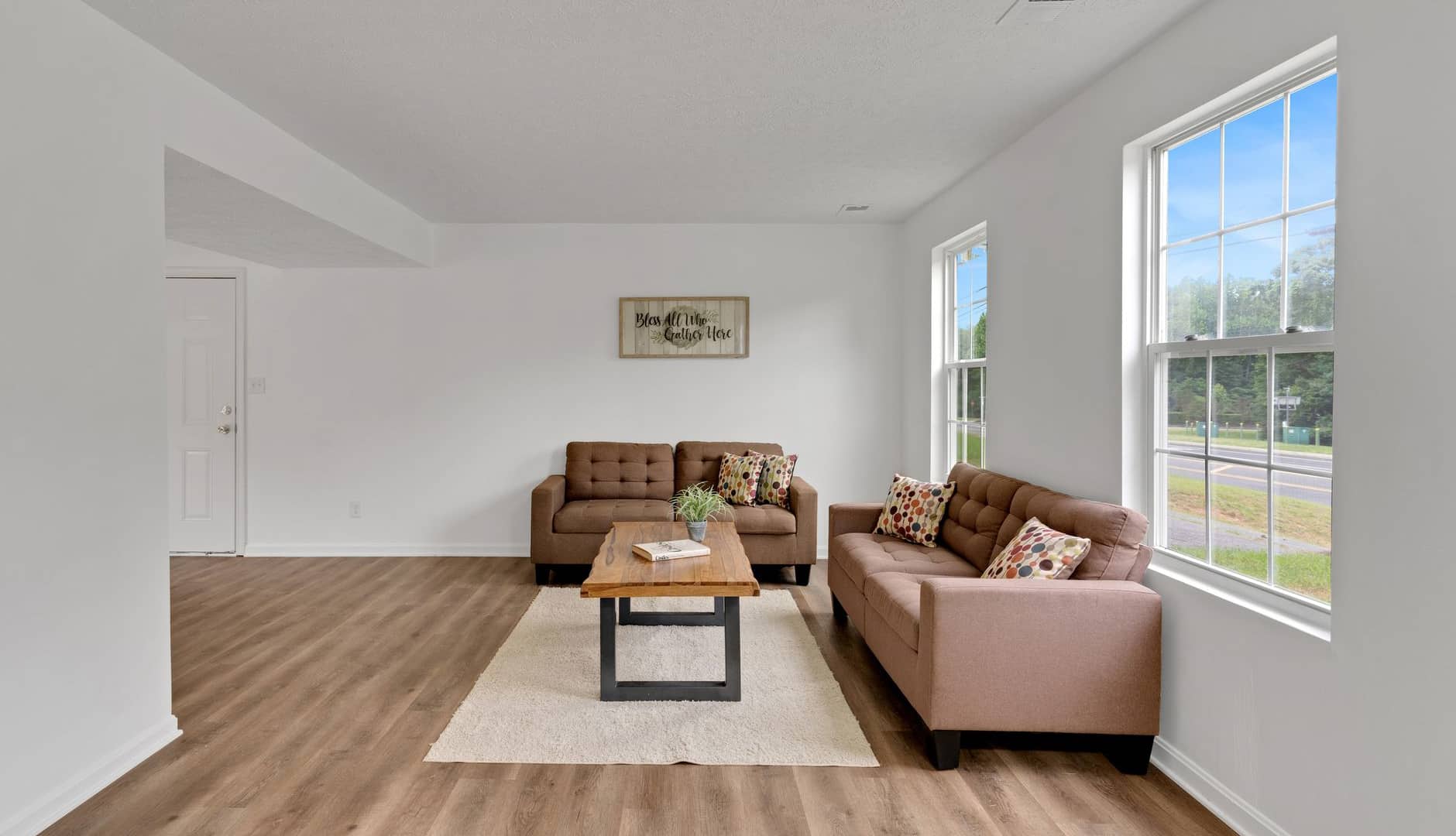 living room real estate photo in Lusby, MD