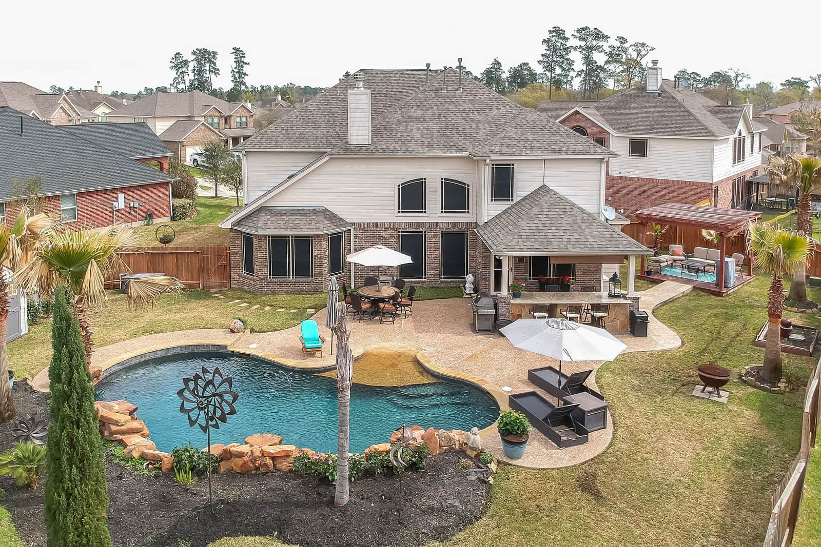 houston drone real estate photography